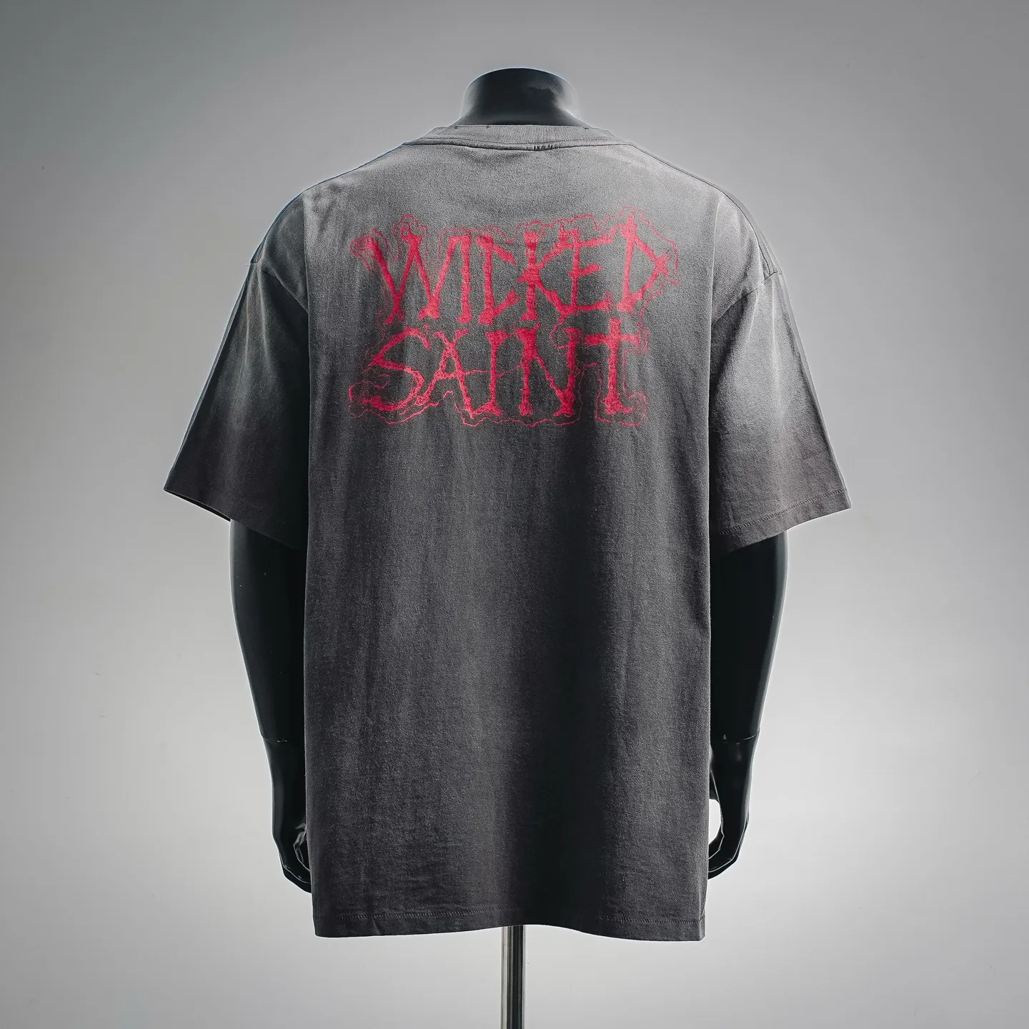 170 SAINT MICHAEL 100% 16 G 100% 1*1 White Retro SIZE：S M L XL